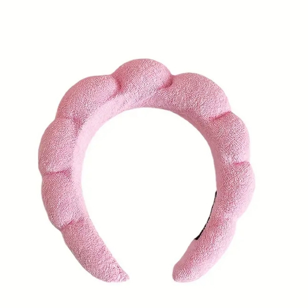 New Pink Chunky Spa Headband